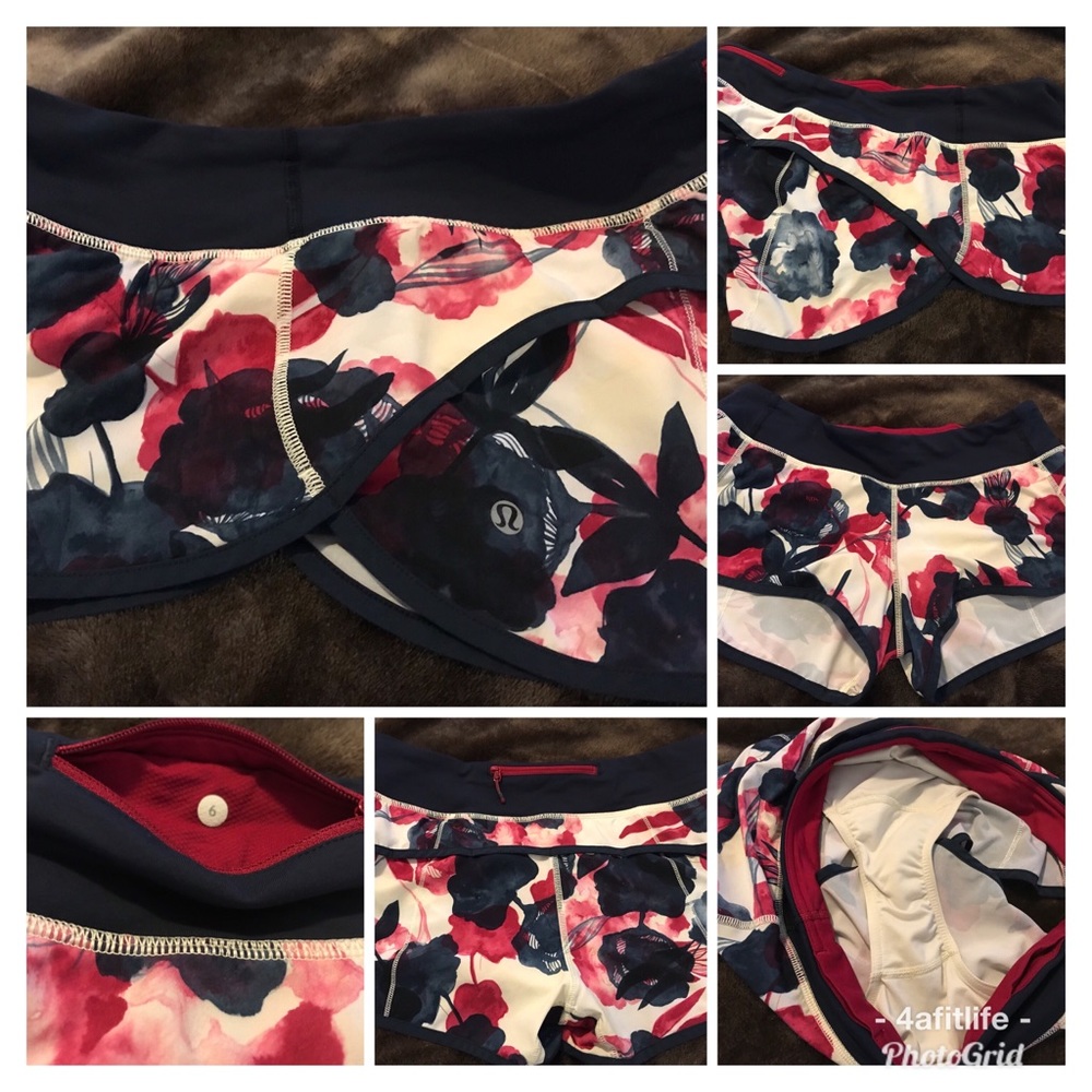 Lululemon NWOT! Speeds Ghost Bumbleberry/inkwell 6